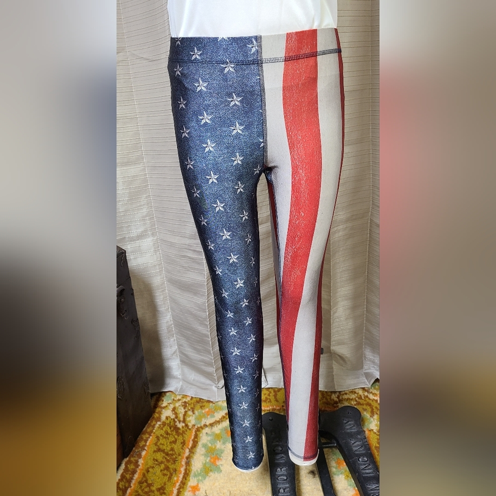 American flag Terez leggings